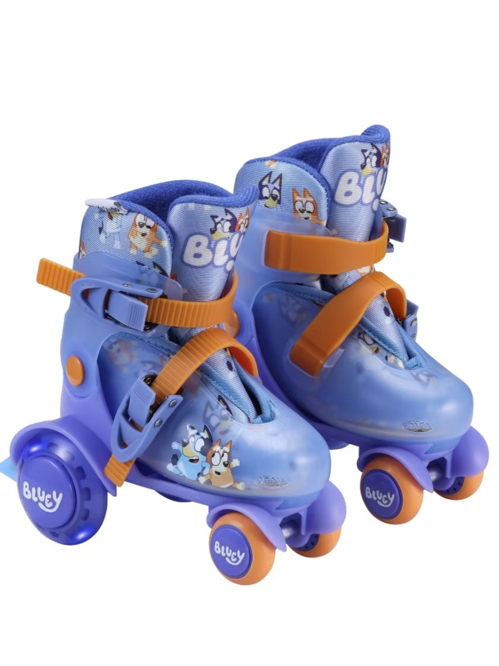 Bluey Kids Adjustable Roller Skates - Blue & Orange